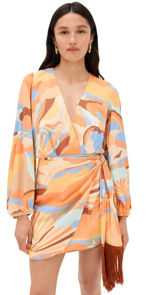 Dress To Dress In Sunset Print Sunset Print XS