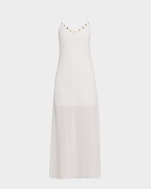 Marcella Stripe Charm Maxi Dress