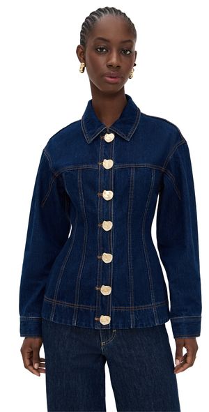 Aje Genesis Denim Shirt DARK CLASSIC WASH 4