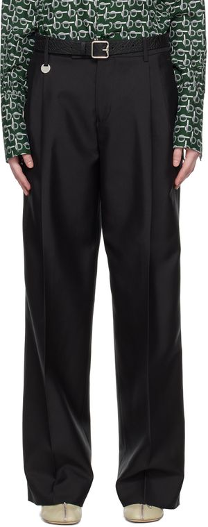 Burberry Black Tailored Trousers