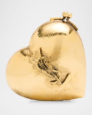 Mini YSL Minaudiere in Brass