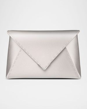 Lee Small Satin Pouchette Clutch Bag