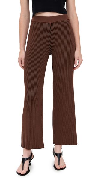 SIMONMILLER Val Knit Pants Choco Brown Combo M