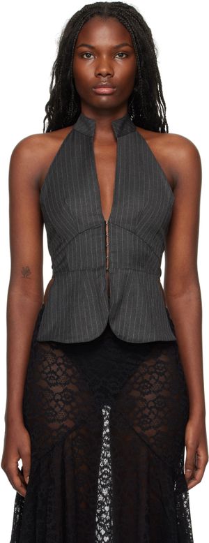 Gimaguas Gray Ring Top