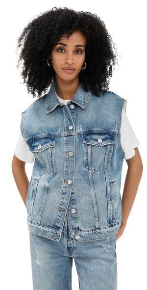 ANINE BING Rory Vest Summer Indigo M