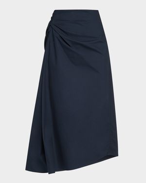 Tessa Ruched Midi Skirt