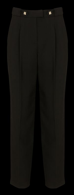 Ba&sh - Pantalon taille haute carotte à boutons - Taille 42 - Noir