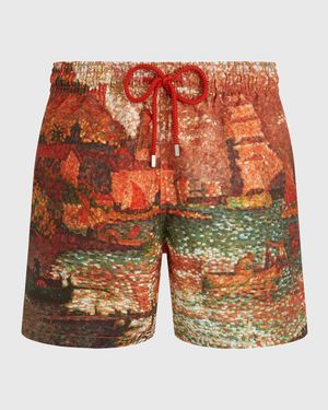 Men's Impressionist Swim Trunks