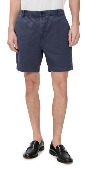 Alex Mill Herringbone Pull On Shorts 7 Stoneware XS