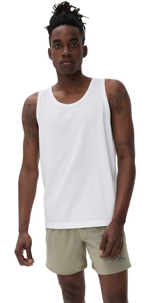 Reigning Champ Lightweight Jersey Slim Tank Top White XL