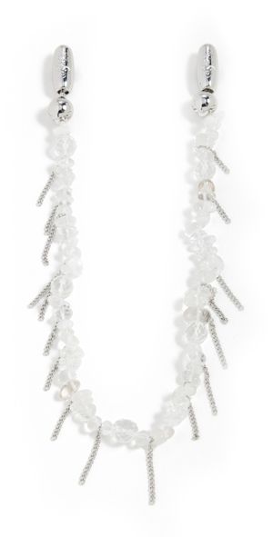 Ossa Stone and Fringe Wristlet Rock Crystal One Size