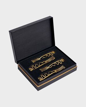 Spirale Cocktail Forks, Set of 4