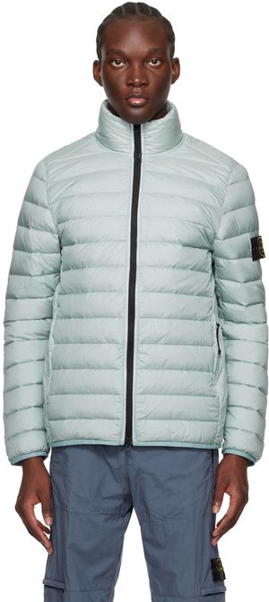 Stone Island Blue Patch Down Jacket