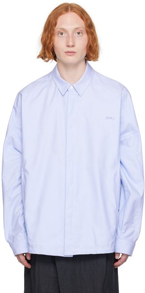 Juun.J Chemise d'entraineur bleue