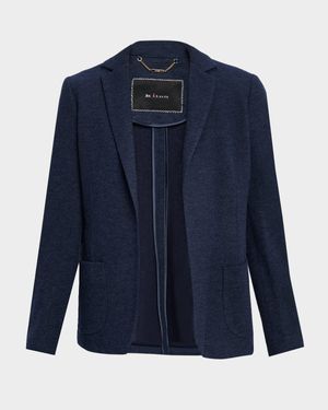 Cashmere Open-Front Jacket