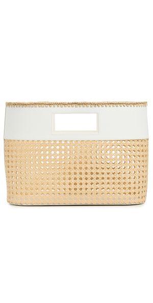 BTB Los Angeles Ellie Small Tote Natural/White One Size