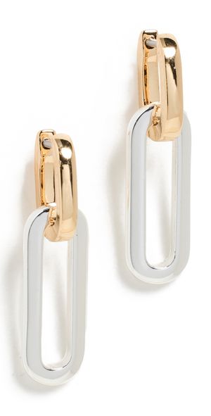 Jenny Bird Teeni Detachable Link Earrings Two-Tone One Size
