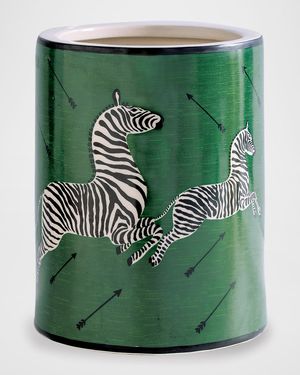 Zebra Green Ice Bucket