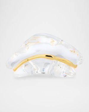 Liquid Lucite Wave Statement Ring