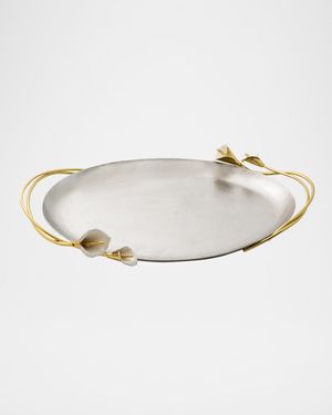 Calla Lily Oval Tray