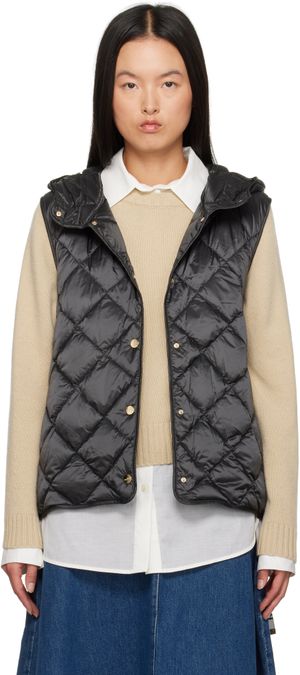 Max Mara Veste Trefa noire rembourrée en duvet - The Cube