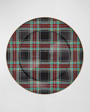 Tartan Black Serving Platter