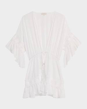 Amalia Grommet-Trim Sun Dress Coverup