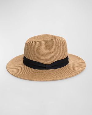 Tobago Straw Fedora With Bow Band