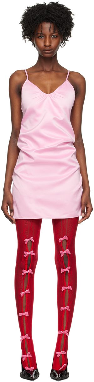 We11done Fond de robe courte rose
