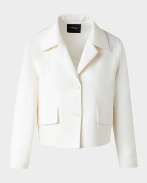 Wes Short Cashmere Double-Face Jacket