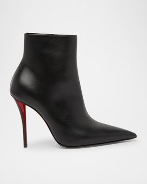 100mm Miss Z Leather Booties