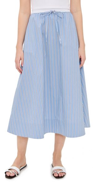 ALIGNE Miko Stripe Skirt Blue 10