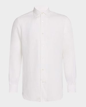 Men's Oasi Lino Casual Button-Down Shirt