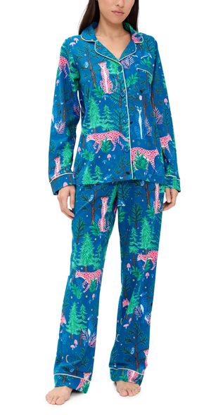 BedHead PJs Midnight Forest Classic Pajama Set Midgnight Forest XS