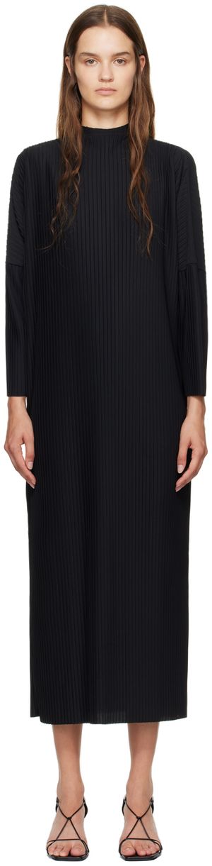 MM by Max Mara Black Faraone Midi Dress
