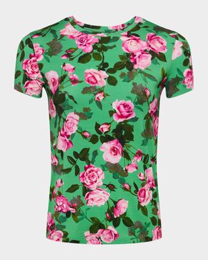 Ressi Short-Sleeve Santa Fe Rose Tee