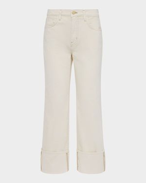 Leighton Ultra-High Rise Cuffed Stovepipe Jeans