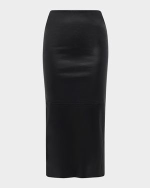 Leather Tube Skirt