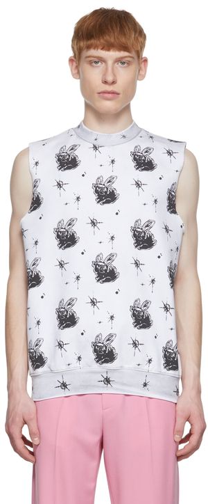We11done White Cotton Vest