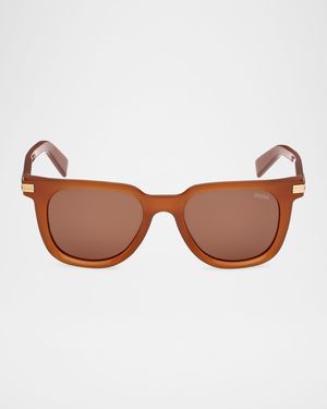 Men's Square Acetate Sunglasses