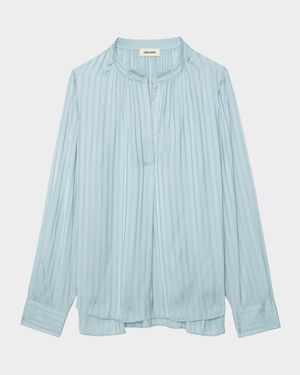 Tink Satin Tunic Top