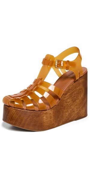 FARM Rio Fisherman Jelly Wedges Ammonite 9.5