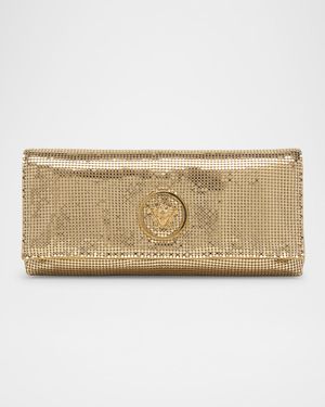 La Medusa Metal Clutch Bag