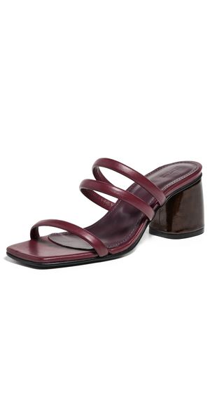 ALOHAS Indiana Bare Leather Sandals Bare Burgundy 41