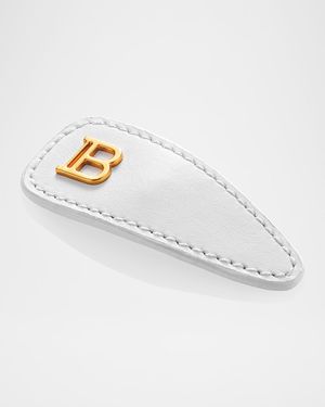 Limited Edition Printemps Leather Snap Hair Clip