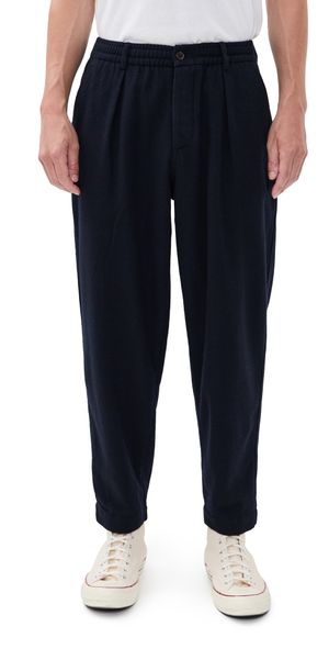 Universal Works Pleated Track Pants Dark Navy 36
