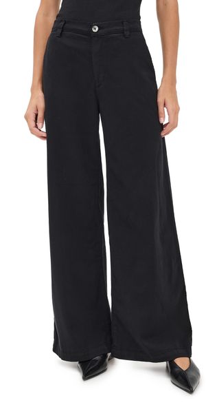 AG Caden Wide Leg Pants Super Black 31