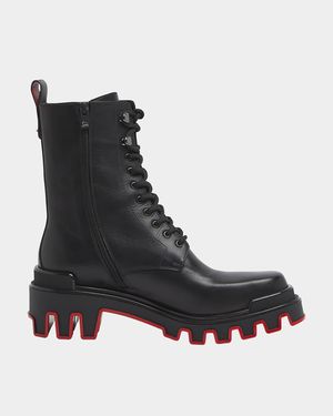 Men's Trott Dune Lugged Leather Combat Boots