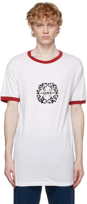 Maison Margiela White 'Love' T-Shirt