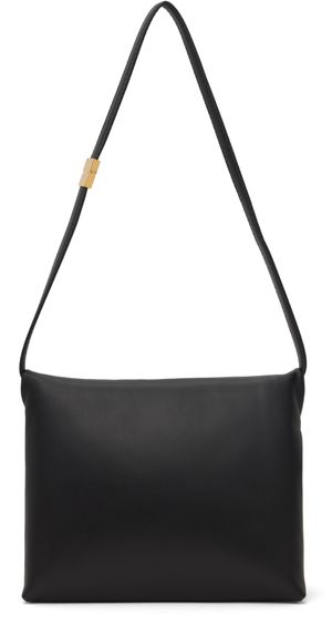 Marni Black Soft Calf Leather Pochette Bag